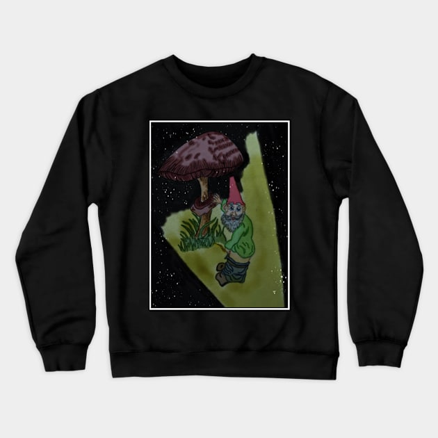 Caught Gnome Crewneck Sweatshirt by Cassie’s Cryptid Land